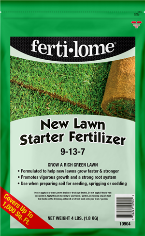 New Lawn Starter Fertilizer 9-13-7 (4 LB.) Bag – Naples Fertilizer